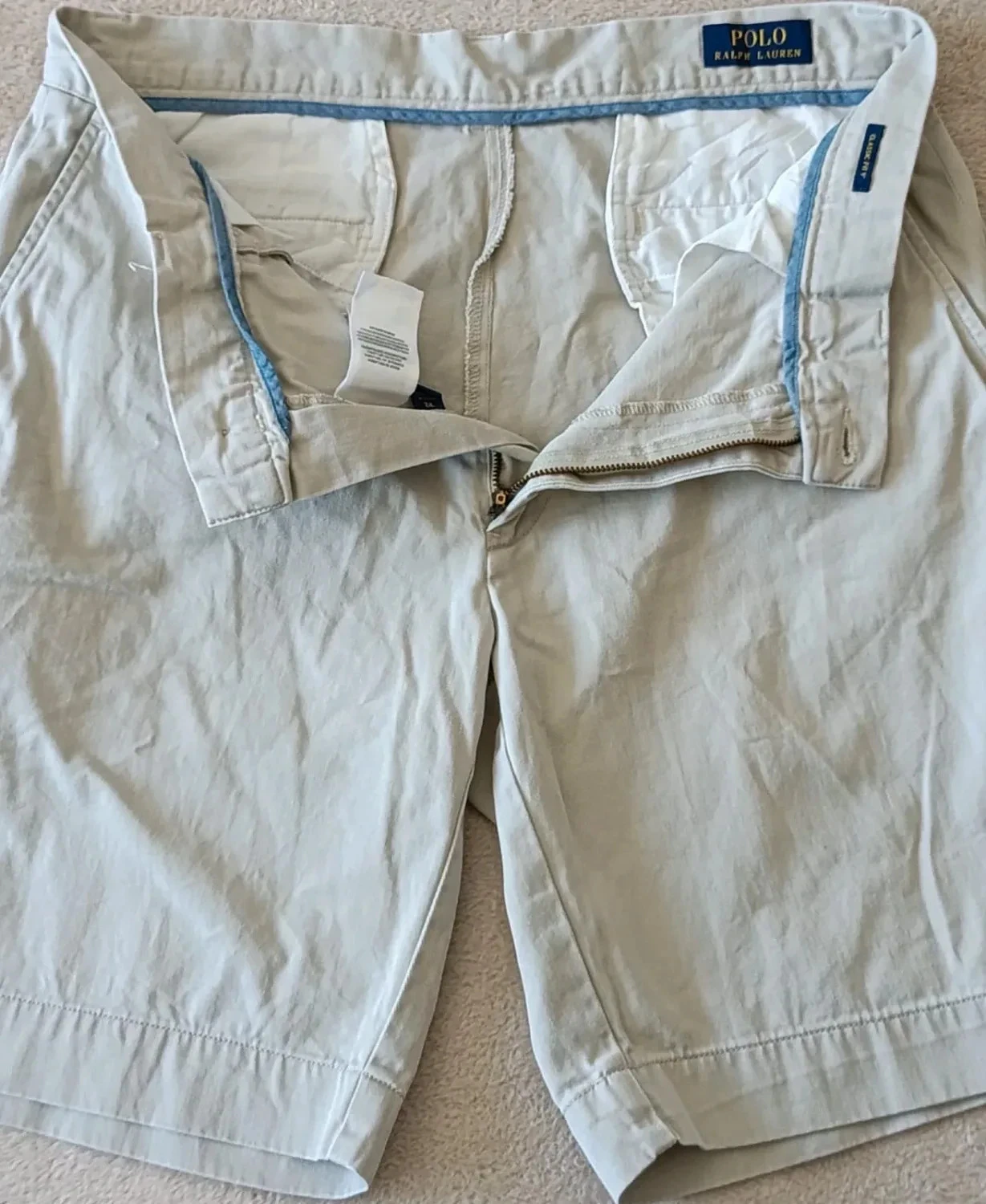 Pantalón Chin Polo Ralph Lauren Classic Fit 9” beige Talla 32 – photo 4